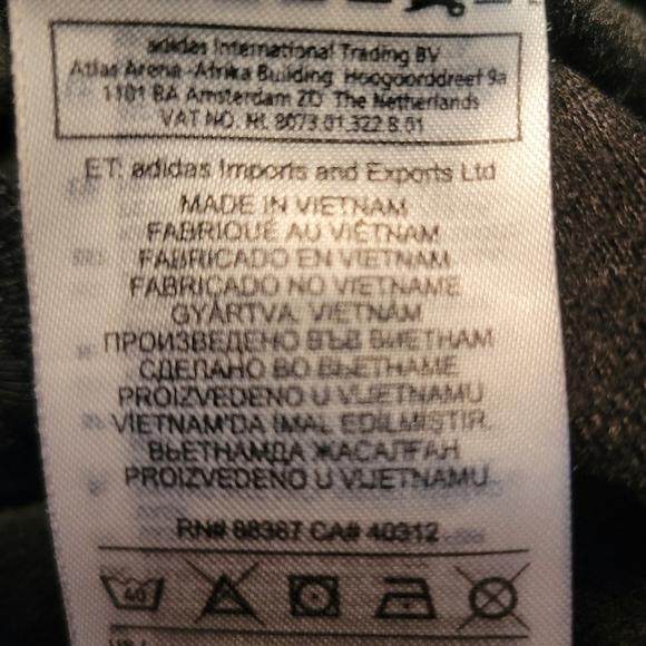 Adidas Mens Iconic Black 3 White Stripes Warm Up Track Jacket Size XL Athletic - Picture 8 of 13